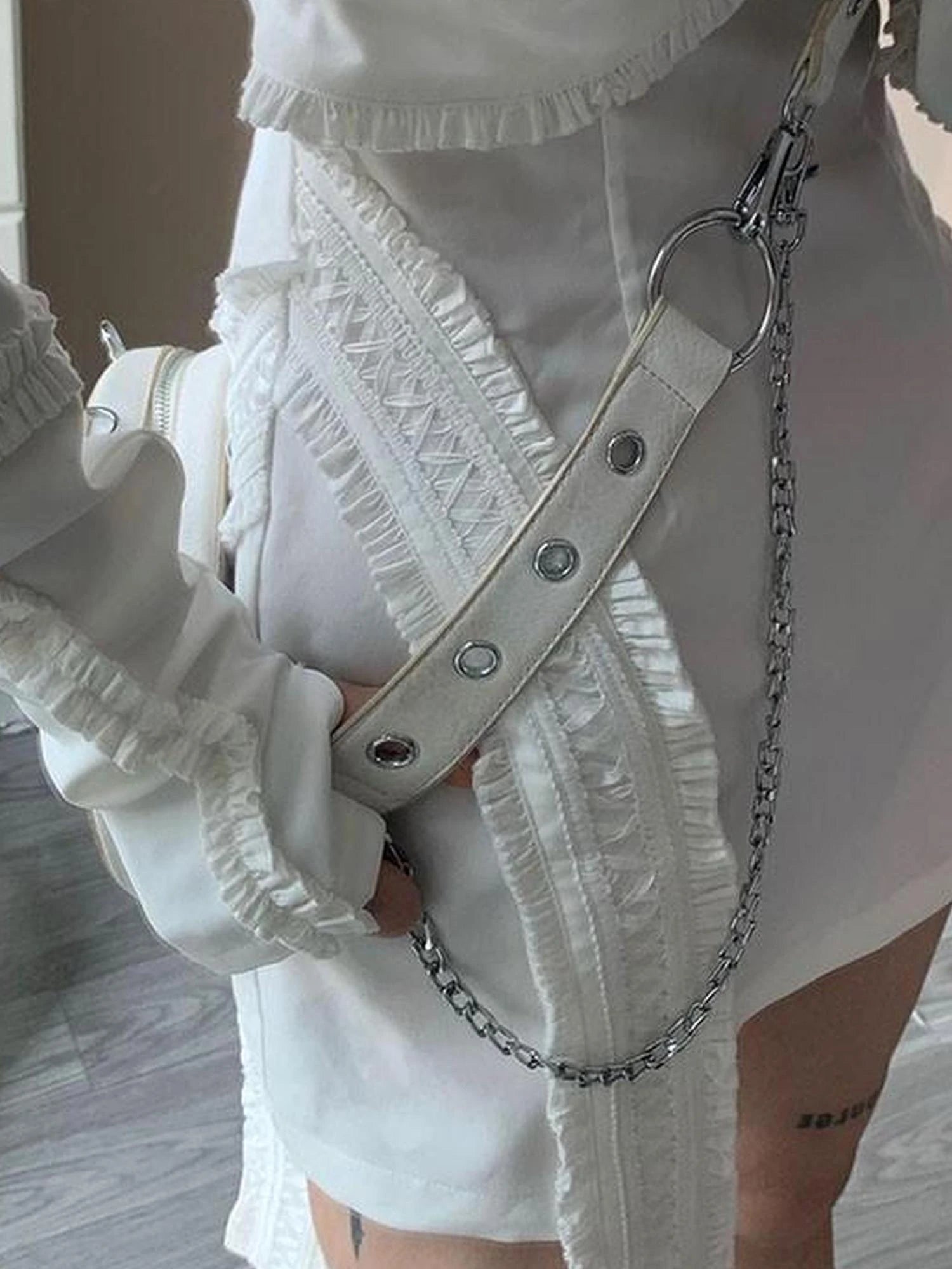 Elegant Satin Slit Dress SML Low Iron Hand Wash