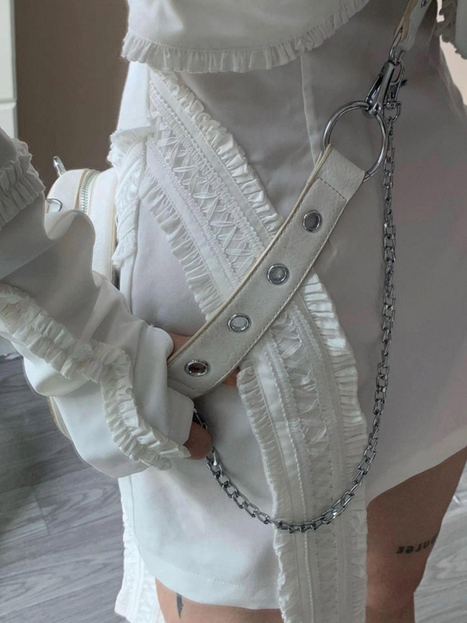 Elegant Satin Slit Dress SML Low Iron Hand Wash