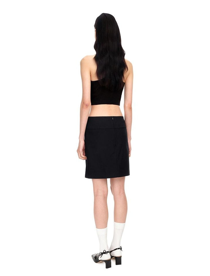 Elegant Side-Slit Office Skirt for Women