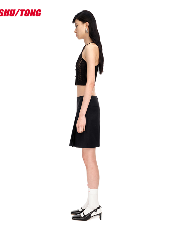 Elegant Side-Slit Office Skirt for Women