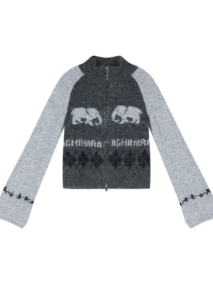 Achihara Babar Story Alpaca Knit Sweater