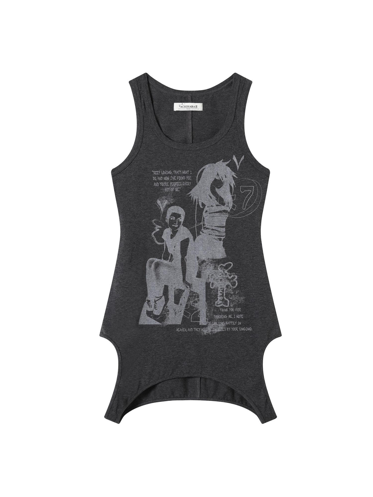 Achihara Wrap Around Love Vest Dress