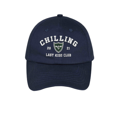 Embroidered Baseball Cap with Preppy Style Badge