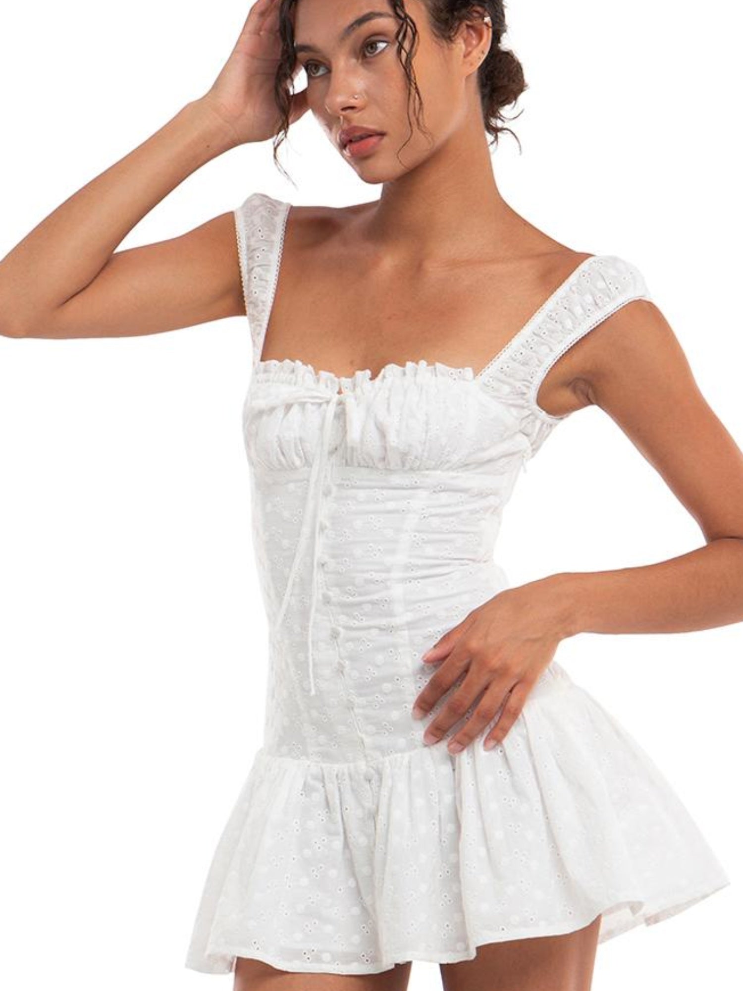 SweetChilling Embroidered Bodycon Waist Sashay Slit Maxi Dresses