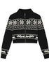 Achihara Emo Xmas Deer Knit Cardigan