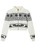 Achihara Emo Xmas Deer Knit Cardigan