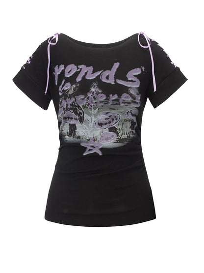 Emoha_Adjustable_Off_Shoulder_Punk_Y2k_Ribbon_Print_T-shirt_MISSTT