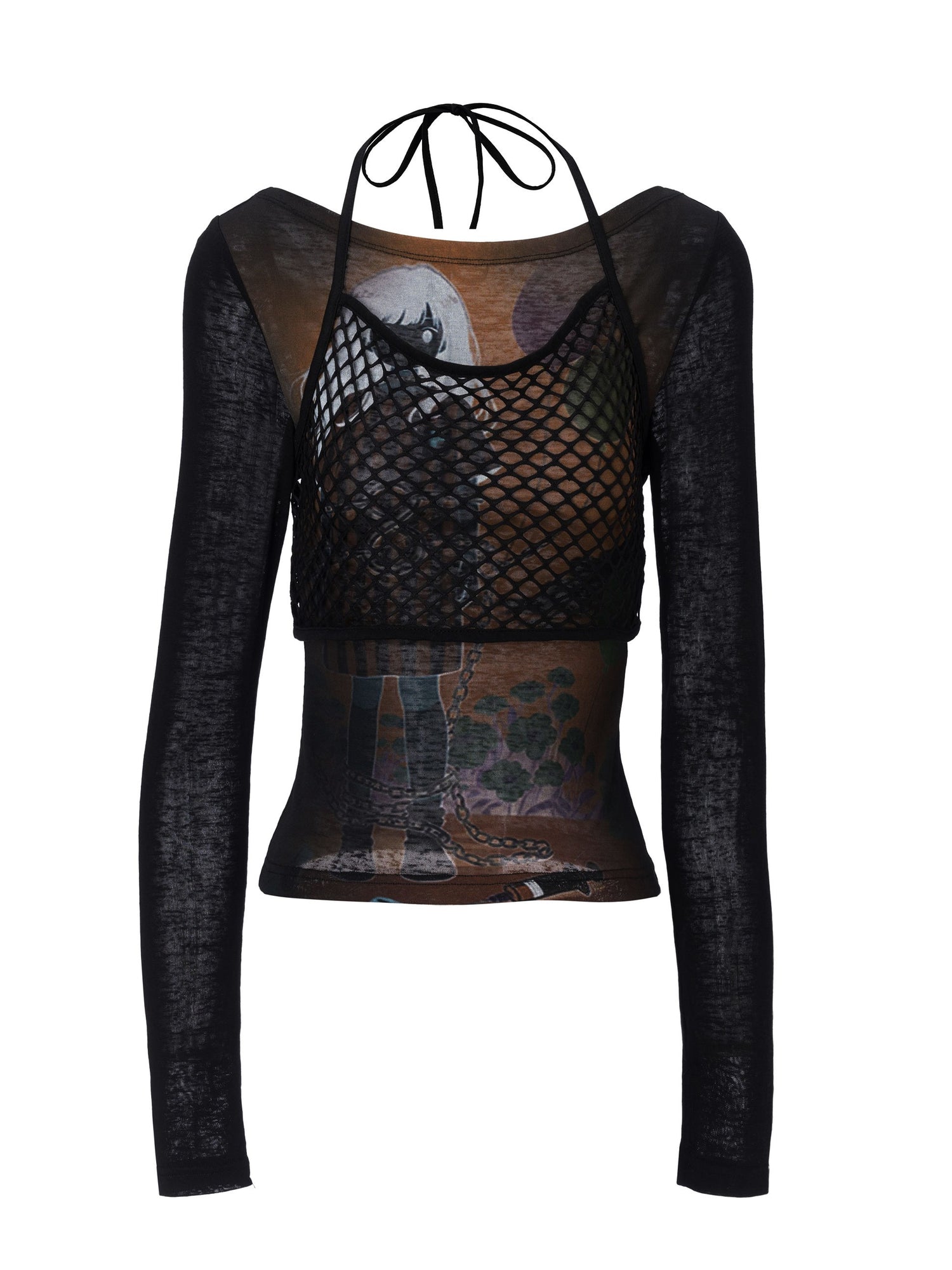 Emoha_Balloon_Portrait_Print_Spliced_Mesh_Sheer_Women&