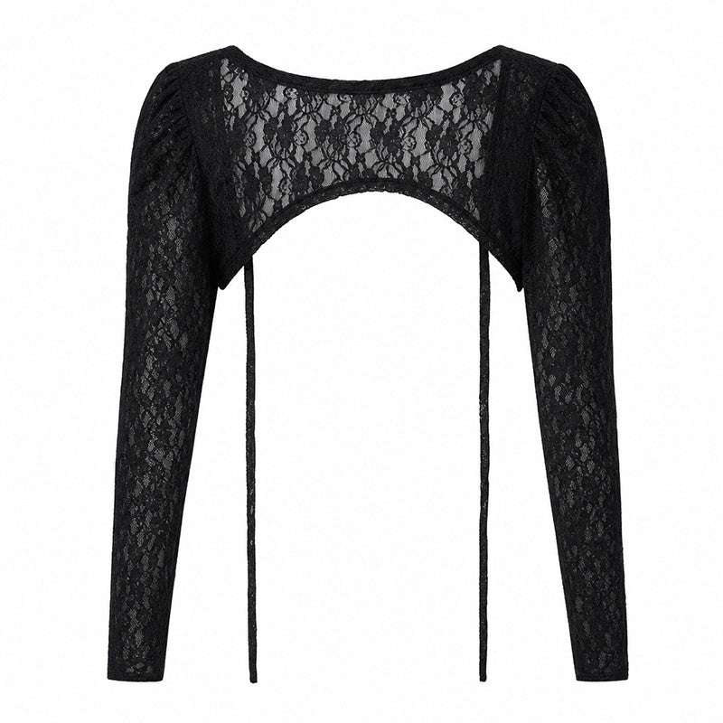 Emoha_Black_Lace_Cutout_Square_Neck_Letter_Print_Slim_Women&