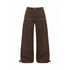 Emoha_Brown_Cargo_Multi_Pocket_Studded_Curved_Women&