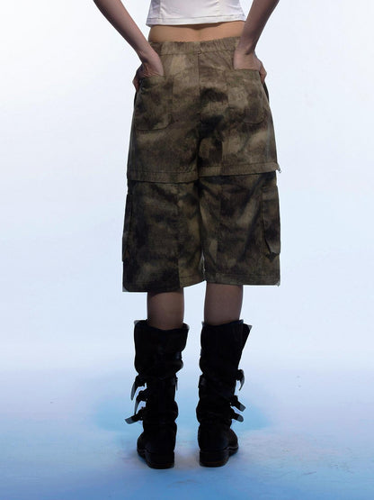 Emoha Camo Detachable Cargo Women&