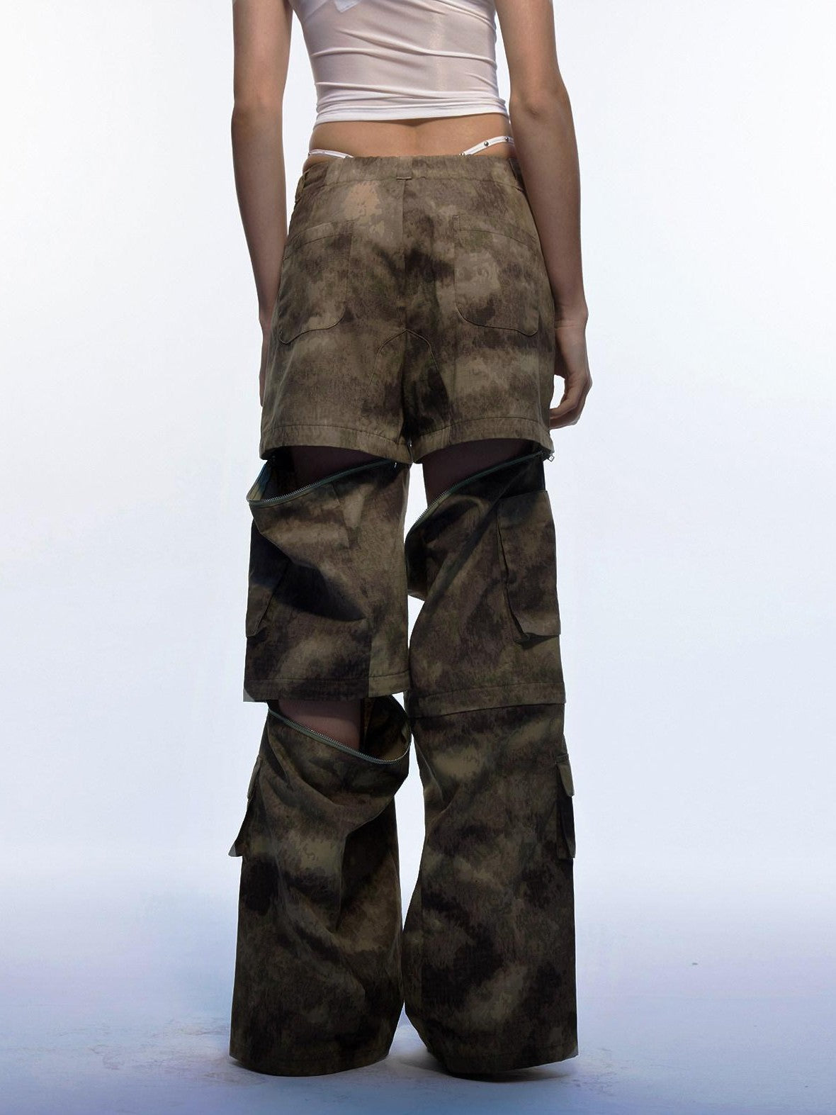 Emoha Camo Detachable Cargo Women&