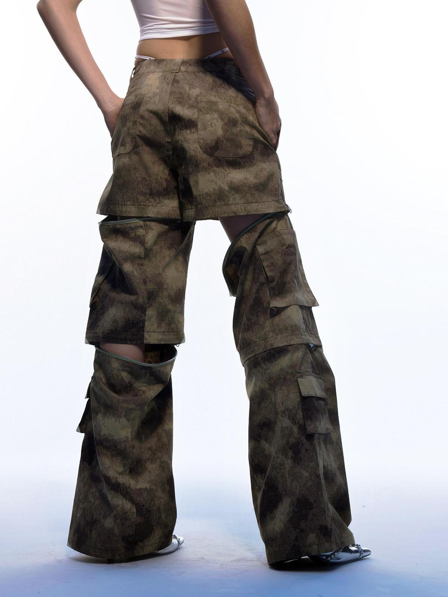 Emoha Camo Detachable Cargo Women&