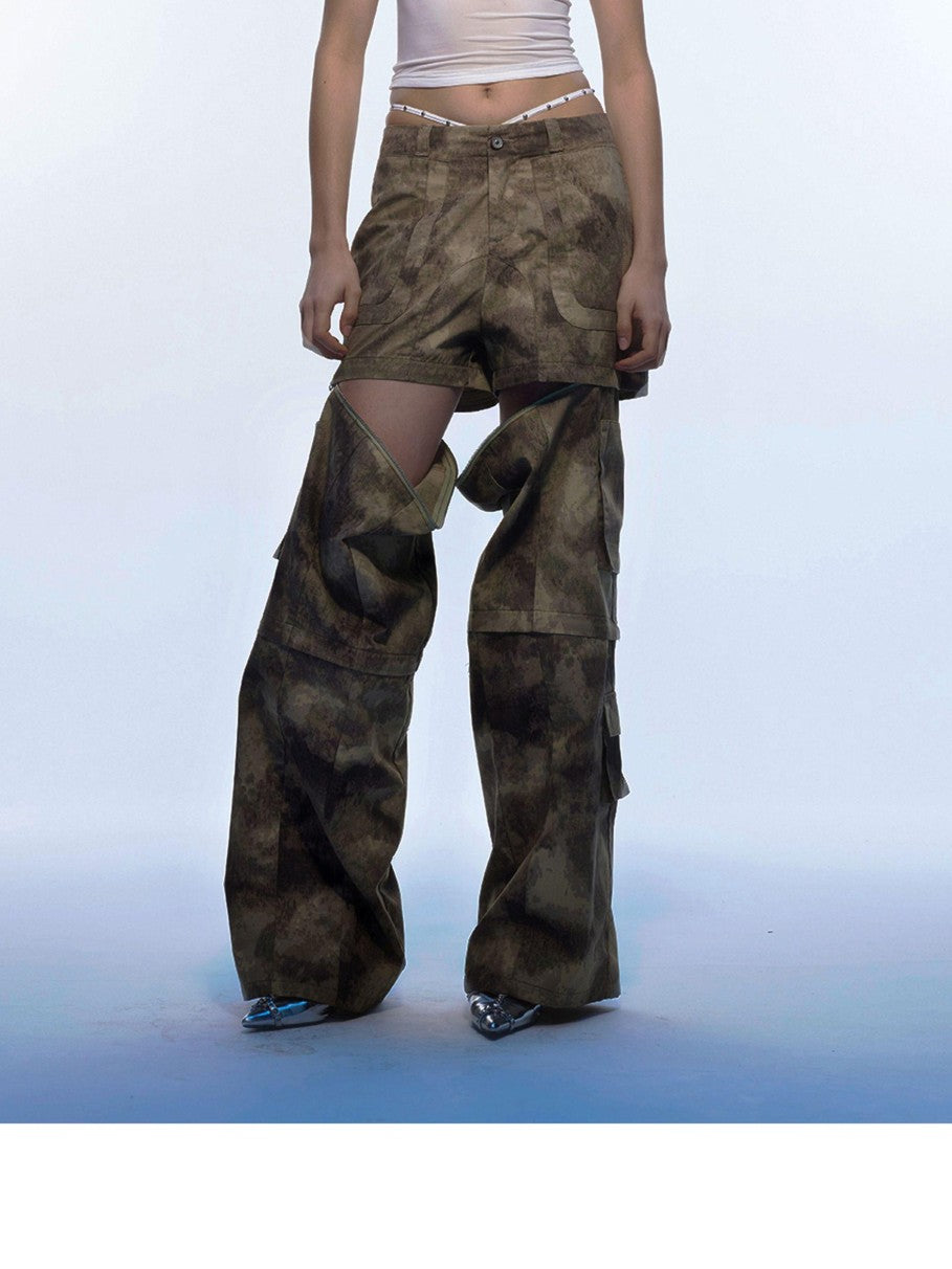 Emoha Camo Detachable Cargo Women&