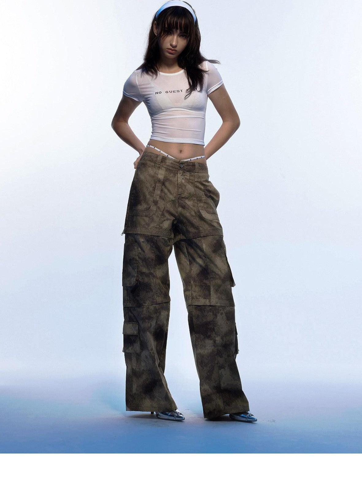 Emoha Camo Detachable Cargo Women&