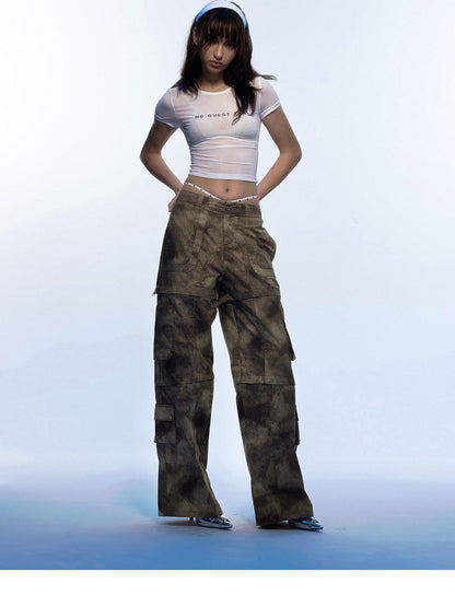 Emoha Camo Detachable Cargo Women&
