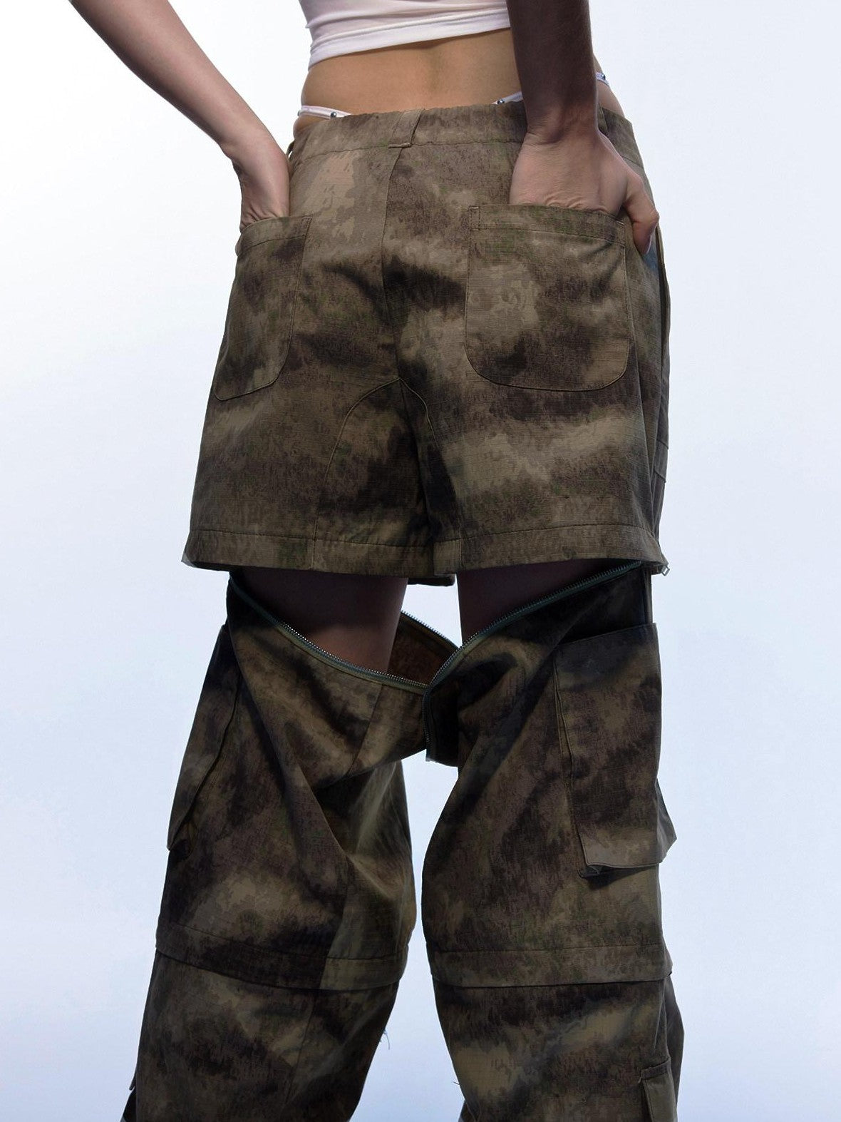 Emoha Camo Detachable Cargo Women&