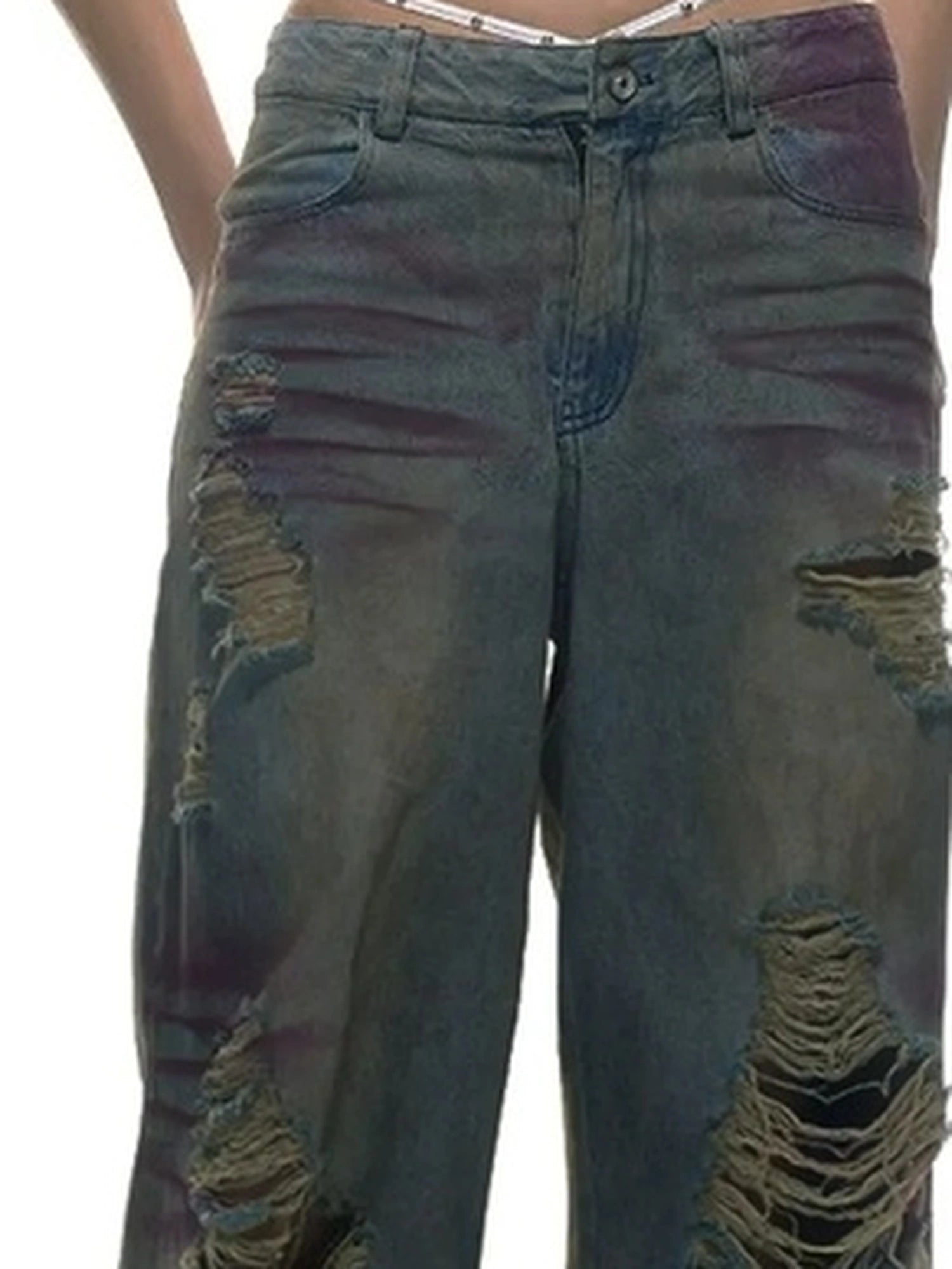 Emoha Cross Design Y2k Stretch Sportswear