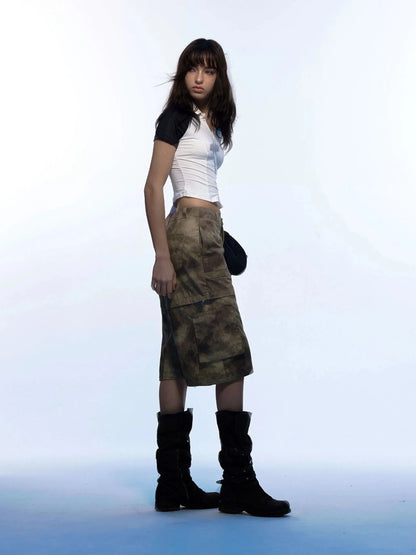 Emoha Cross Design Y2k Stretch Sportswear
