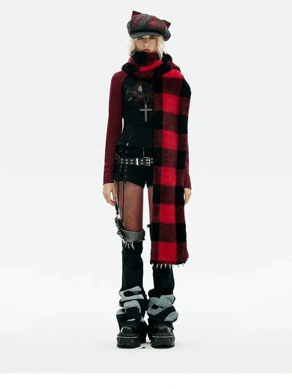 Emoha Detachable Snake Print Y2k Denial Leggings