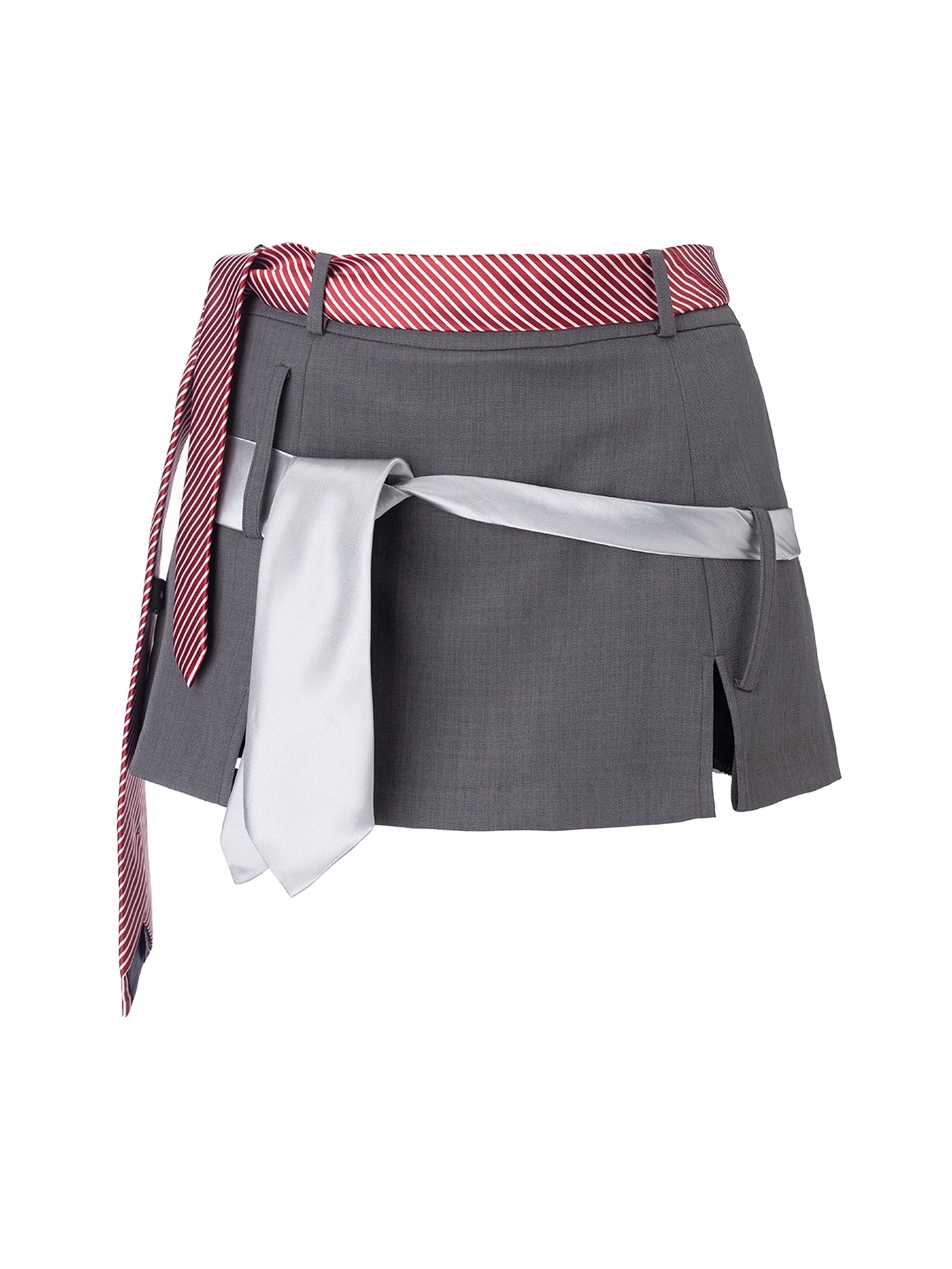 Emoha_Gray_Pleated_Skirt_With_Literary_Style_MISSTT