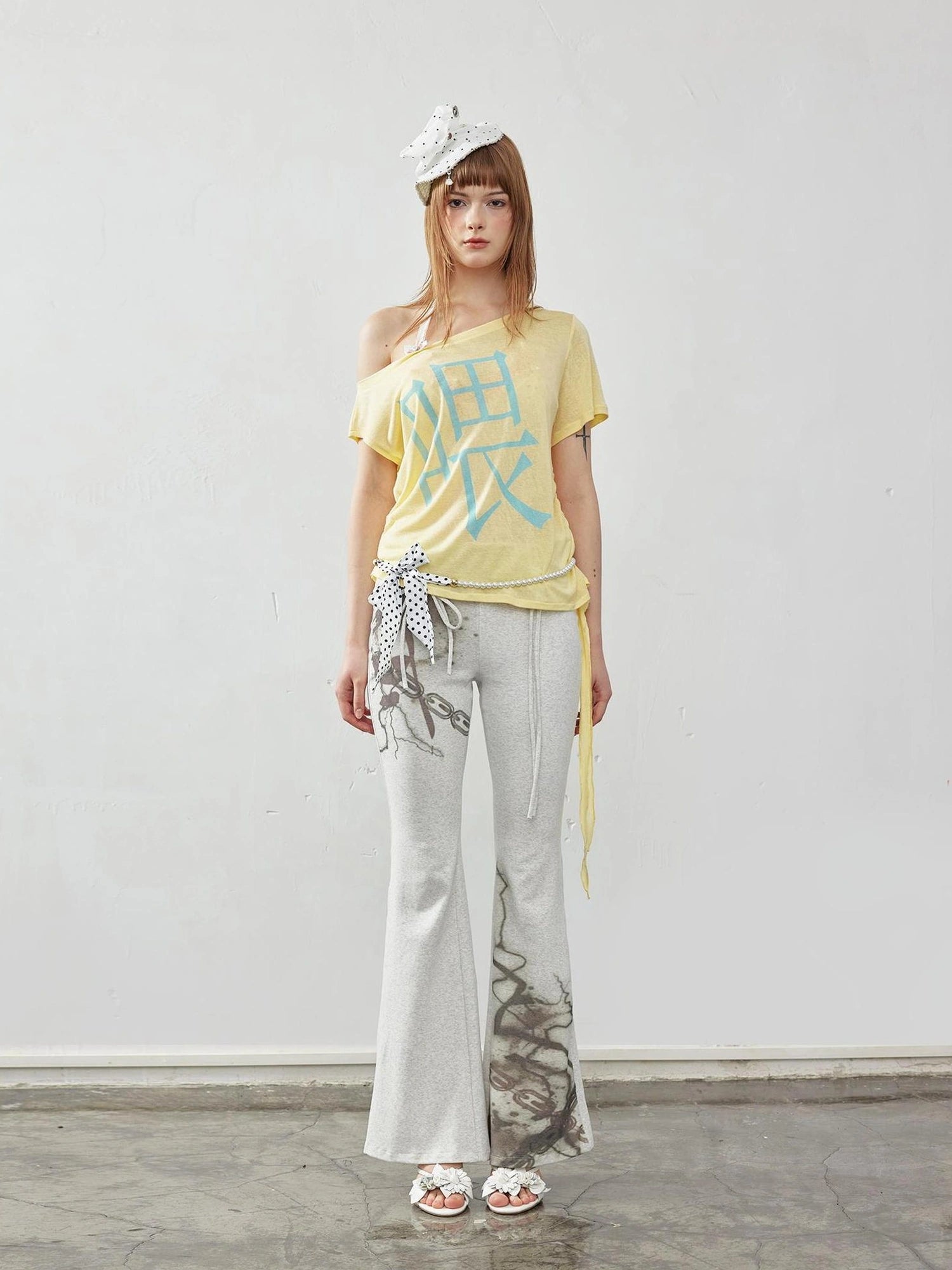 Emoha Off Shoulder Y2k Slim Fit Crop Top