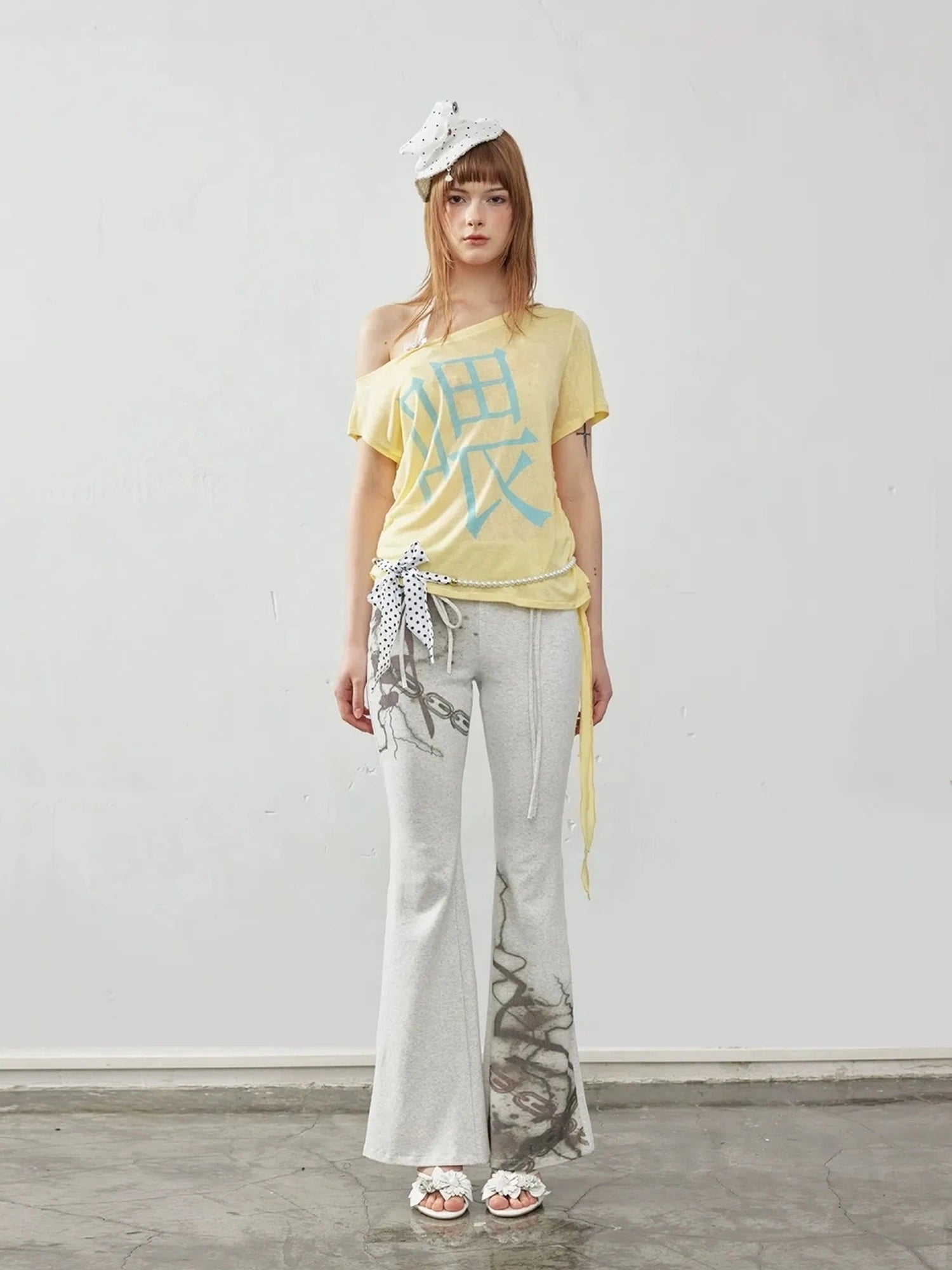 Emoha Off Shoulder Y2k Slim Fit Crop Top