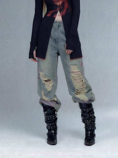 Emoha Punk Rock Band Print Y2k Slim Women&