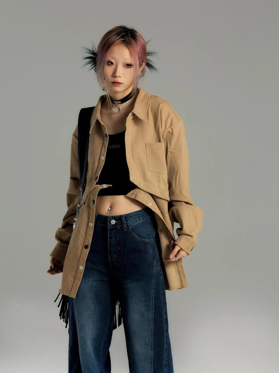 Emoha Two Way Detachable Vintage Work Jacket