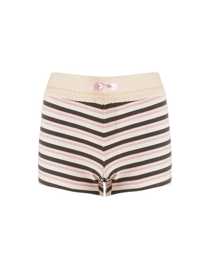 Emoha_Y2k_Pink_Stripe_Stretch_Bow_Cami_Pants_Set_MISSTT