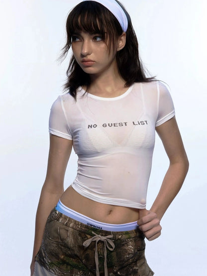 Emoha Y2k Rave Dance T-shirt Slim Fit Quick Dry Cropped Tee