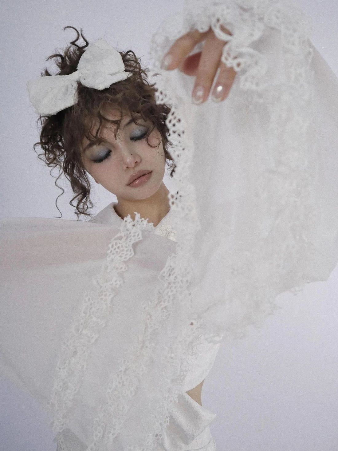 Ethereal White Detachable Cheongsam