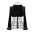 Evil_Tooth_Color_Block_Polka_Dot_Butterfly_Raw_Edge_Slim_Fit_Women&