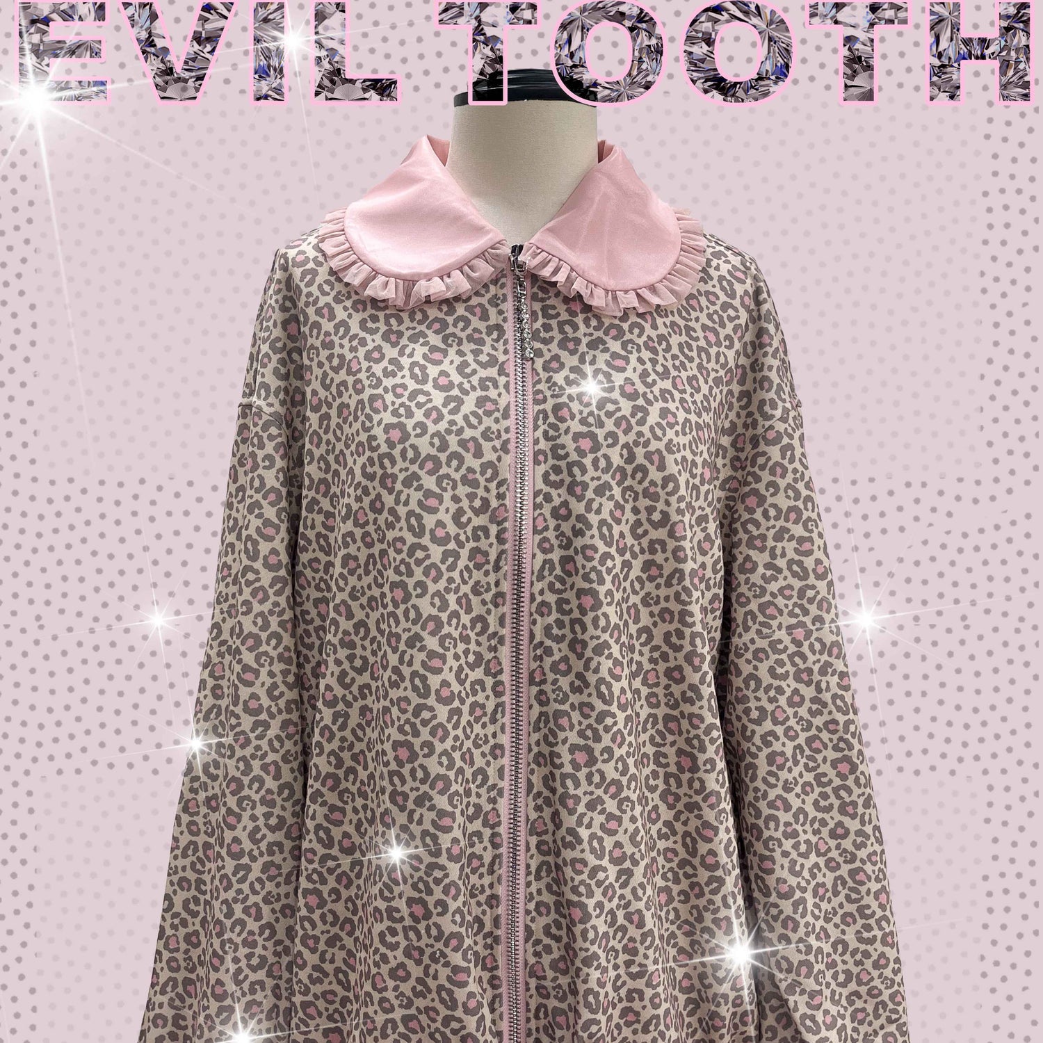 Evil_Tooth_Leopard_Patchwork_Doll_Collar_Zip_Front_Women&