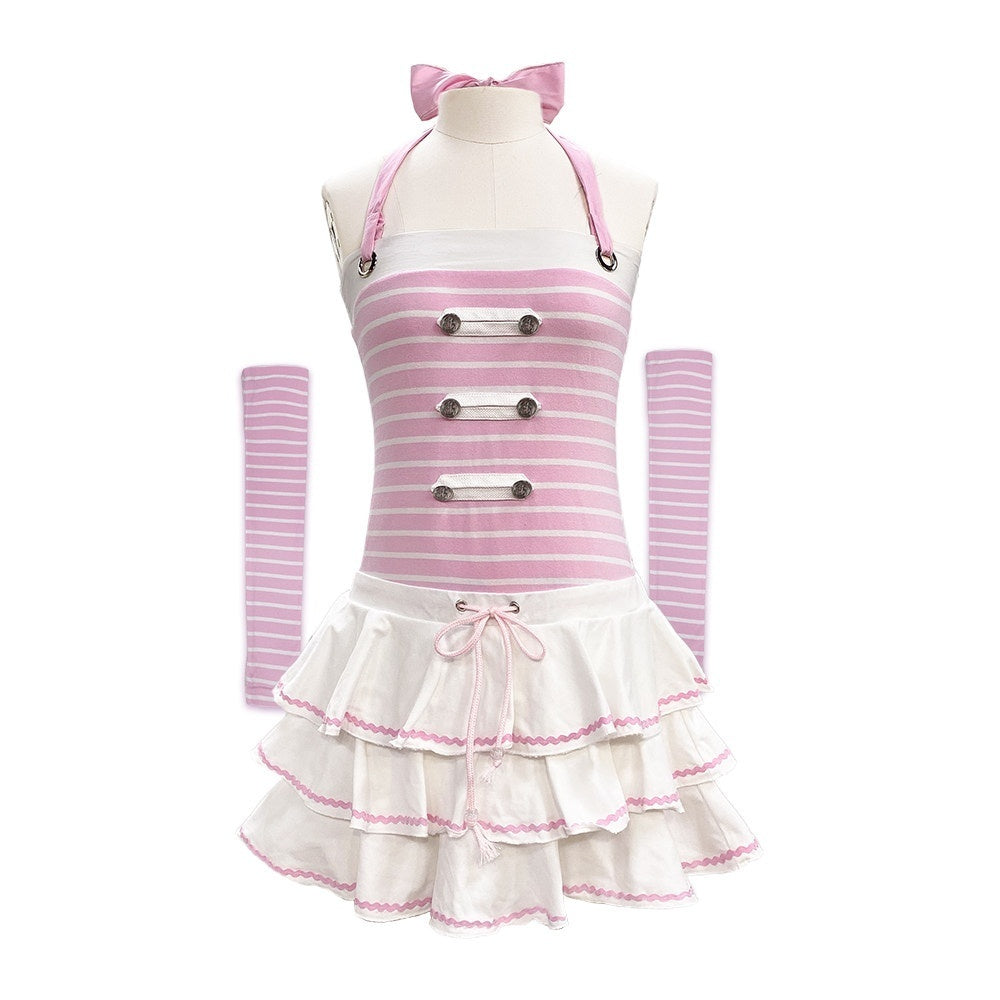 Evil_Tooth_Nautical_Striped_Tiered_Faux_Two_Piece_Women&