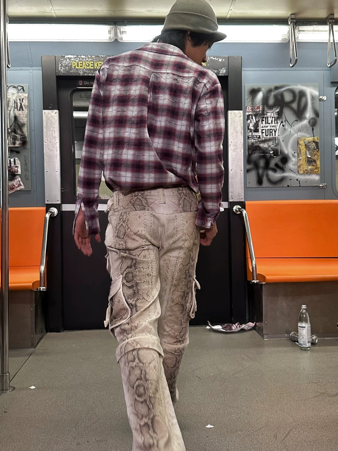 FULLTIDE 100% Cotton Low Rise Baggy Streetwear Women Stone Gray Light Khaki Pants