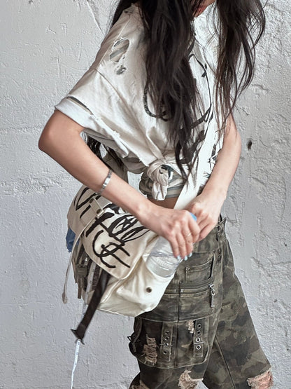 FULLTIDE 100 Percent Cotton Relaxed Fit Printed Round Neck Women Short Sleeve T-Shirt