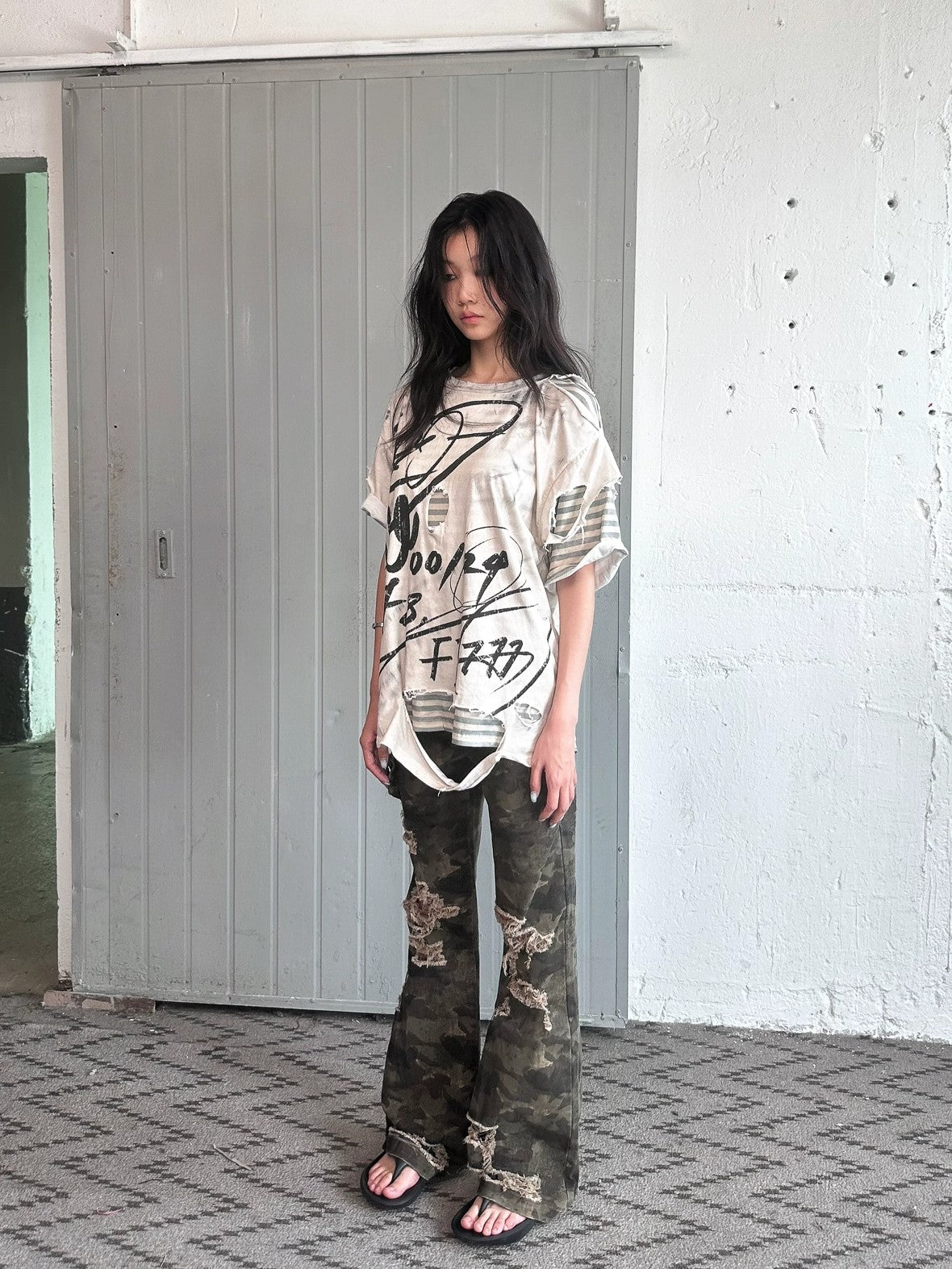 FULLTIDE 100 Percent Cotton Relaxed Fit Printed Round Neck Women Short Sleeve T-Shirt