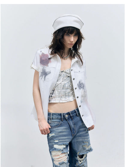 FULLTIDE 3d Floral Butterfly Tulle Handmade Women&