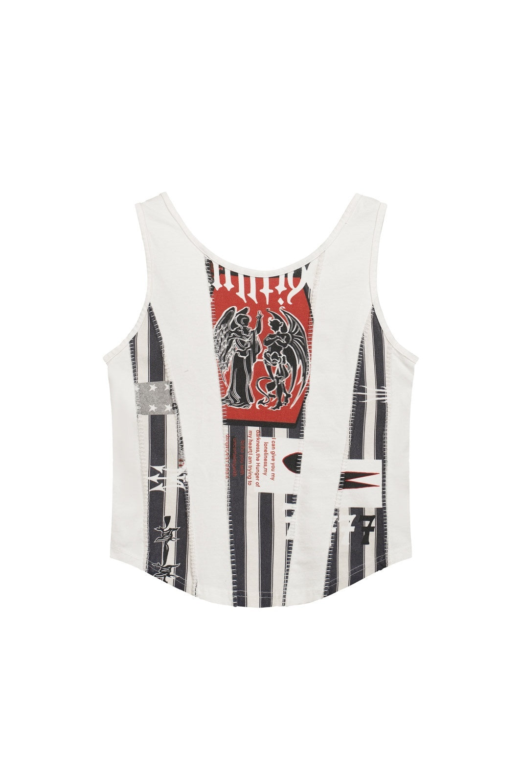 FULLTIDE_Angels_And_Demons_Hand_Painted_Irregular_Print_Women&