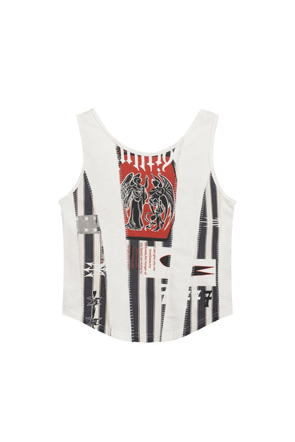 FULLTIDE_Angels_And_Demons_Hand_Painted_Irregular_Print_Women&