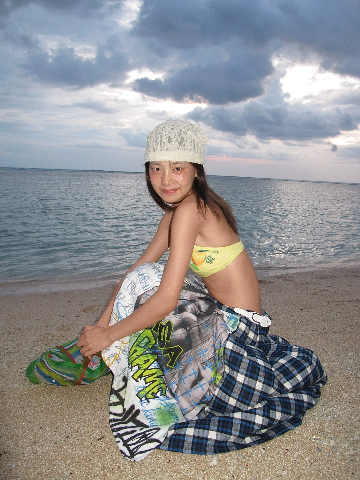 FULLTIDE Asymmetric Button Pleated A Line Street Mid Waist Cotton Women Midi Skirt