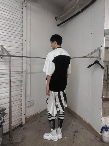 FULLTIDE Black White Luminous Structured Oversized Women&