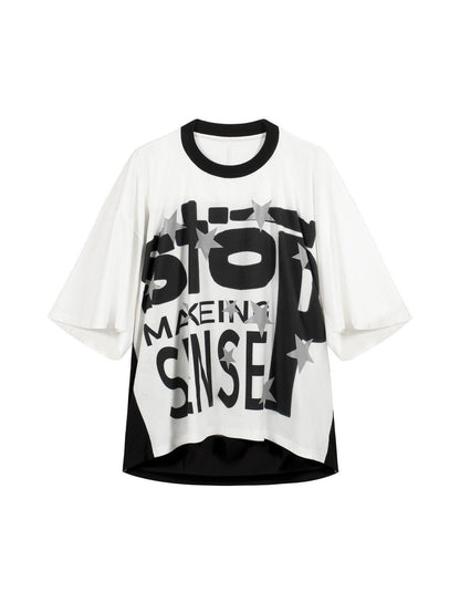 FULLTIDE Black White Luminous Structured Oversized Women&