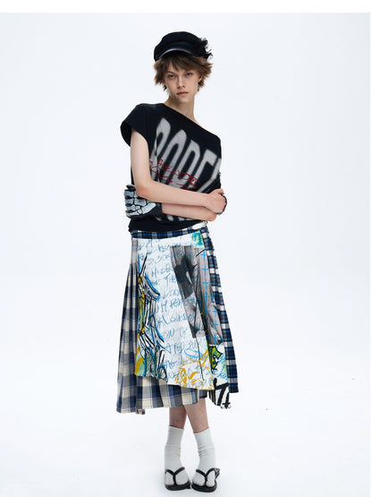FULLTIDE Bored Embroidered Irregular Print Women&