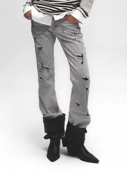 FULLTIDE_Comfortable_Casual_Straight_Leg_Natural_Waist_Women_Light_Gray_Classic_Jeans_MISSTT