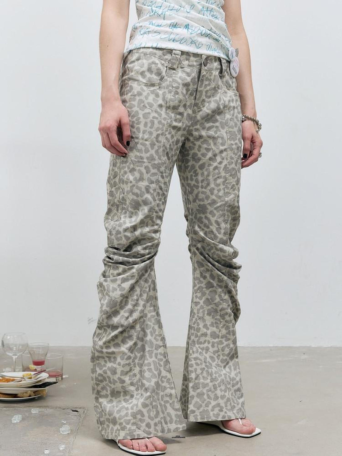 FULLTIDE Deconstructed Leopard Asymmetrical Women&