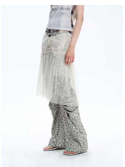 FULLTIDE Deconstructed Leopard Asymmetrical Women&