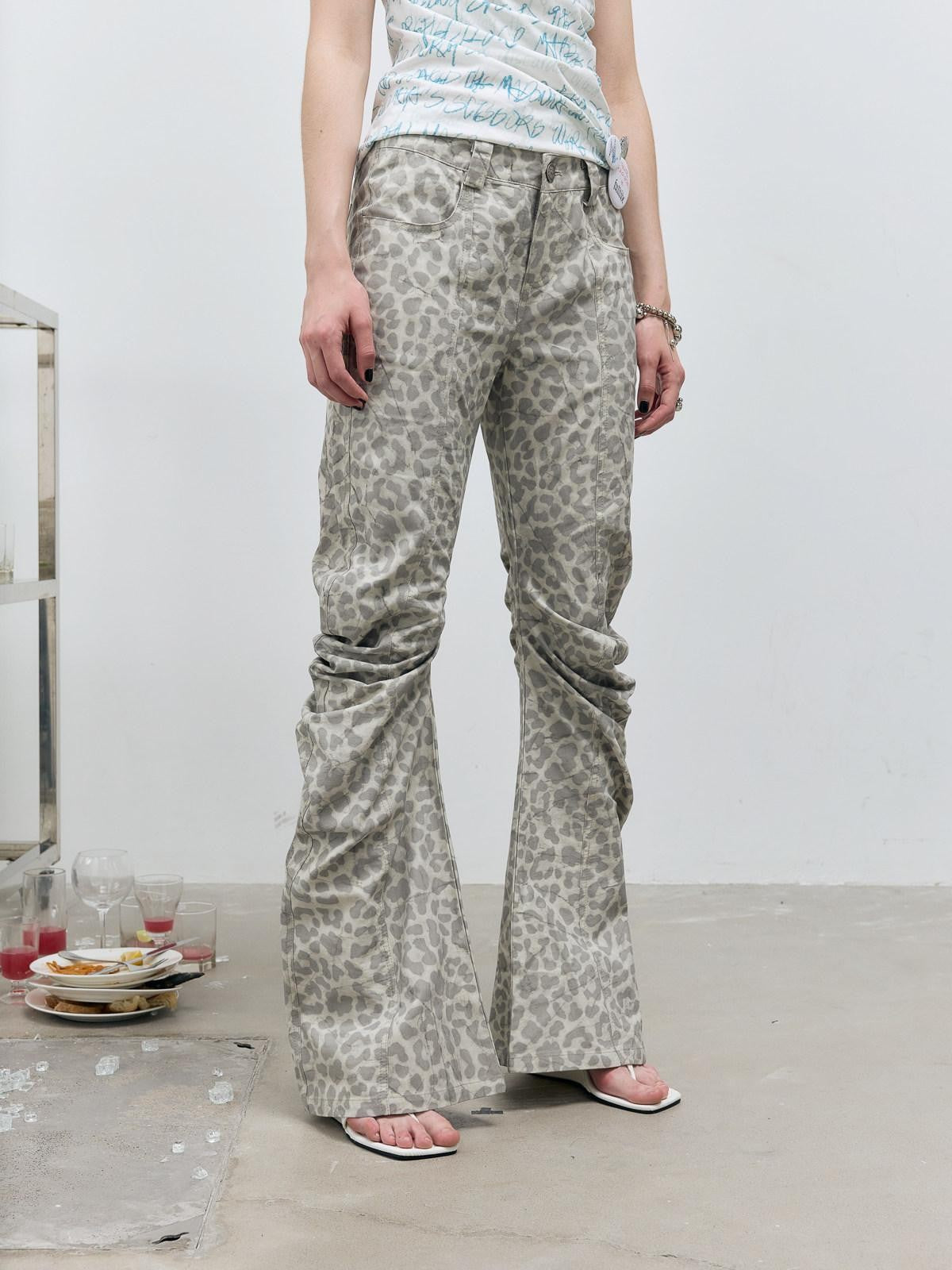 FULLTIDE Deconstructed Leopard Asymmetrical Women&