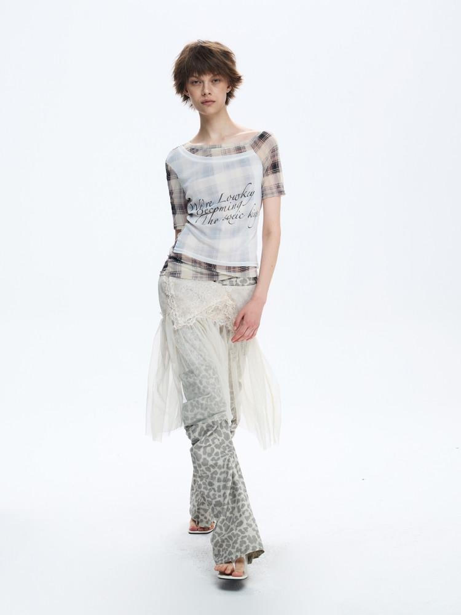 FULLTIDE Deconstructed Leopard Asymmetrical Women&